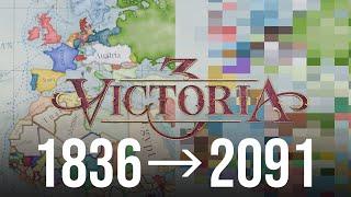 Victoria 3 Which country will come out on top if the game is played with AI only Timelapse 1836-2091