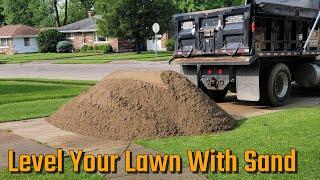 How To Level Your Lawn With Sand