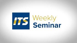 10-06-2023 ITS Weekly Seminar: Traffic Signal Coordination Principles and Timing Development...