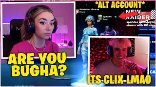 SOMMERSET *FREAKS OUT* After CLIX Uses An ALT To ACCOUNT To Wager Her On LIVE STREAM! Ft SypherPK