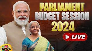 Parliament Budget Session 2024 LIVE | Union Budget 2024 | PM Modi | Nirmala Sitharaman | Lok Sabha