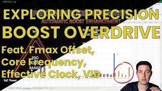 AMD Precision Boost Overdrive Explored: Fmax offset, VID, Core Frequency, Effective Clock | SB#18