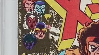 Common Comic Book Production ERROR - X-MEN 107