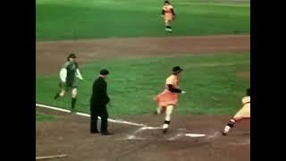 All American Girls Professional Baseball League (AAGPBL) Game footage