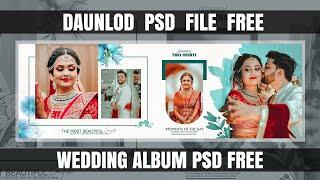 wedding album psd free download || wedding album || photo editing