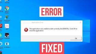 How To Fix 0xc00007b Error in Windows 10/8/7 | Application Error Solution