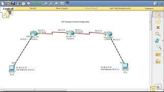 RIP Routing Configuration With Three routers