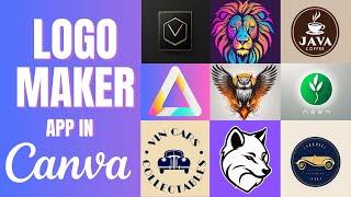 Use Logo Maker App  on Canva for Creativity & Designs