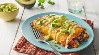 Veggie & Black Bean Enchiladas Recipe | Old El Paso Recipes