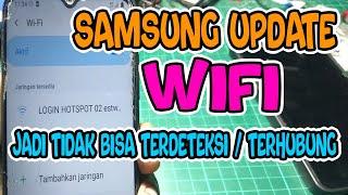 SAMSUNG A03 SETELAH UPDATE WIFI TIDAK BISA TERDETEKSI TERSAMBUNG ANDROID 13