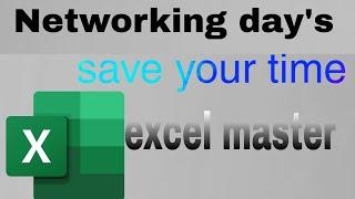 How to use the NETWORKDAYS function in Excel #harryviral
