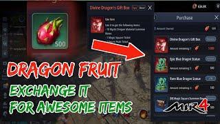 Exchange Dragon Fruit for Awesome Items | Mir4 | Globalfear Gaming