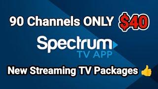 Spectrum NEW Streaming TV Packages!