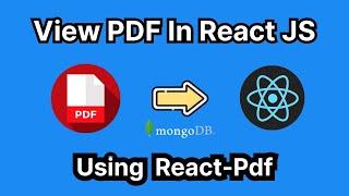 How to View Pdf in React using React PDF || React PDF Viewer || Full setup React PDF || React JS