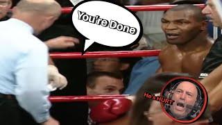 The Moment Mike Tyson was disqualified for Biting Evander Holyfields ear off