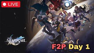  LIVE - Honkai: Star Rail F2P Account Day 1 | !discord