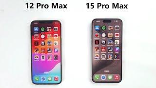 iPhone 12 Pro Max vs 15 Pro Max - SPEED TEST!