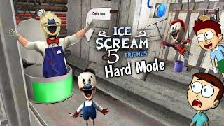 Ice Scream 5 in Hard Mode | Shiva and Kanzo Gameplay