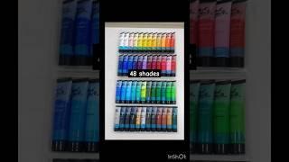 unboxing monte marte 48 pc acrylic paint set #youtubeshorts #unboxing #asmr #asmrvideos #asmrsounds