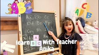 Pretend School with Teacher Anika