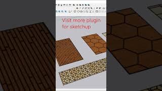 Floor tiles generator Plugin for SketchUp. #Short