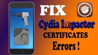 How To Fix Cydia Impactor Certificates ERRORS !! 