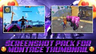 Free Fire Screenshot Pack For Montage || Screenshot Pack For Gaming Thumbnails ||