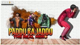 THE REAL HERO : PADDU KA JADDU || FREE FIRE SHORT COMEDY FILM || RISHI GAMING