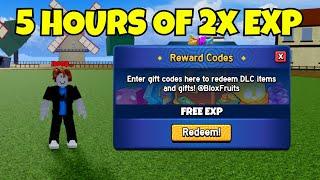 ALL WORKING 2X EXP CODES IN BLOX FRUITS! (2024) - ROBLOX BLOX FRUITS