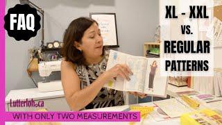 XXL easy made to measure patterns with Lutterloh System Patterns