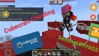 Cheating on Cubecraft with toolbox (killaura,scaffold,hitbox, cheststealer,airjump,noslow bypass)