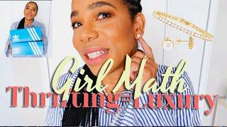 THRIFTING = LUXURY...GIRL MATH? + THRIFT HAUL | Styling Thrift Haul | Model Image