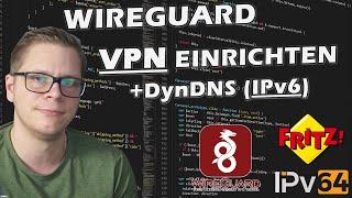 FRITZBOX VPN: WireGuard einrichten und erklärt | + DynDNS mit DS-Lite #fritzbox @fritzbox