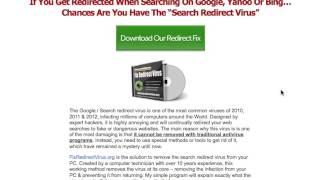 Google Search Redirect Virus Removal Tool