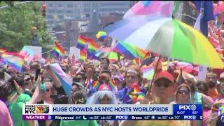 NYC Pride March attracts record-breaking crowds during WorldPride