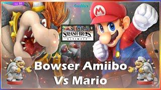 SSBU Bowser Amiibo Series | Bowser Vs Mario