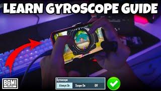 HOW TO LEARN GYROSCOPE IN BGMI(FULL TUTORIAL/GUIDE) FOR BEGINNERS | Mew2.