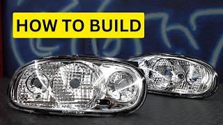 how to build ALL CLEAR NA MIATA tail lights