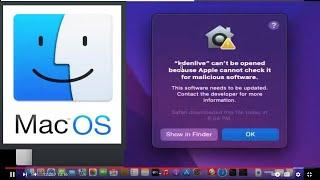 [Fixed] can't be opened because Apple cannot check it for malicious software in MacOS