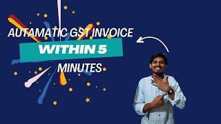 Create Fully Automatic Multi Rate GST Invoice Within 5 minutes (Auto Save Invoice Entries)