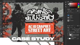 Vectorheart/ Acid Graphics x Street Art in Illustrator & Photoshop (For A Linkin Park Cover)