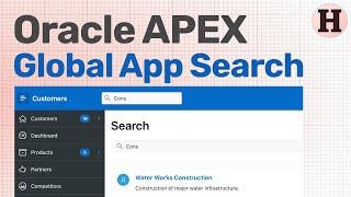 How to add Global Search to an existing #orclapex App