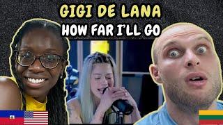 REACTION TO Gigi De Lana - How Far I'll Go | FIRST TIME HEARING