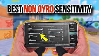 PUBG MOBILE NON GYRO SENSITIVITY  BEST ZERO RECOIL NON GYRO + CODE  USE IT NOW!