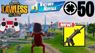 50 Elimination Solo Vs Squads Gameplay Wins (Fortnite Chapter 6 Season 2 PS4 Controller)