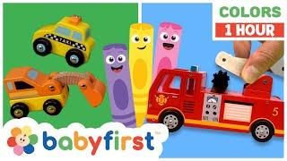 Toddler Learning Video | COLOR CREW MAGIC - Firefighters, Vehicles, Games + | 1 Hour | BabyFirst TV