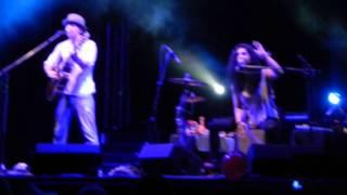 3 Things & You fckn did it - Jason Mraz & Mona Tavakoli, Warsaw, POLAND, 21-08-2013