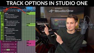 Track Options in Studio One - Unlocking Features You Need | PreSonus