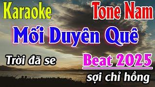 Mối Duyên Quê Karaoke Tone Nam ( C#m ) Karaoke Lâm Organ