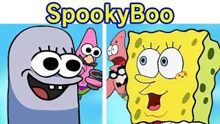 Friday Night Funkin' VS Spongebob Halloween Adventure + References (FNF Spookyboo)